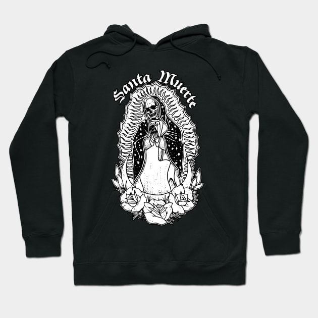 Santa Muerte - Saint Death Hoodie by tracydixon